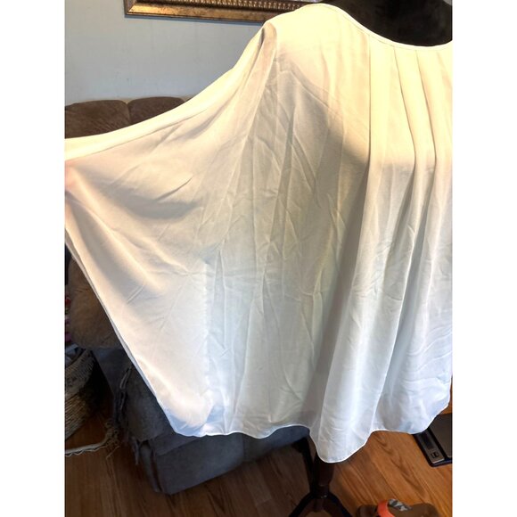 Max Edition Womens Tunic 2X Angel Wings Sleeves NWT Airy Blouse Flowy Pull over - Picture 2 of 8